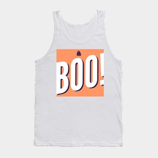 Boo! happy halloween Tank Top